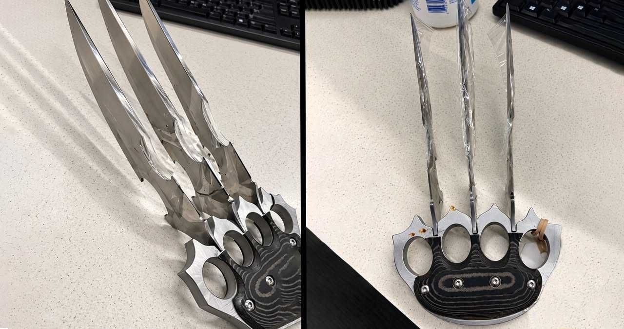 'Is this what I think it is?": TSA officers recover wolverine-like claws in airport carry-on — WISN 12 Milwaukee