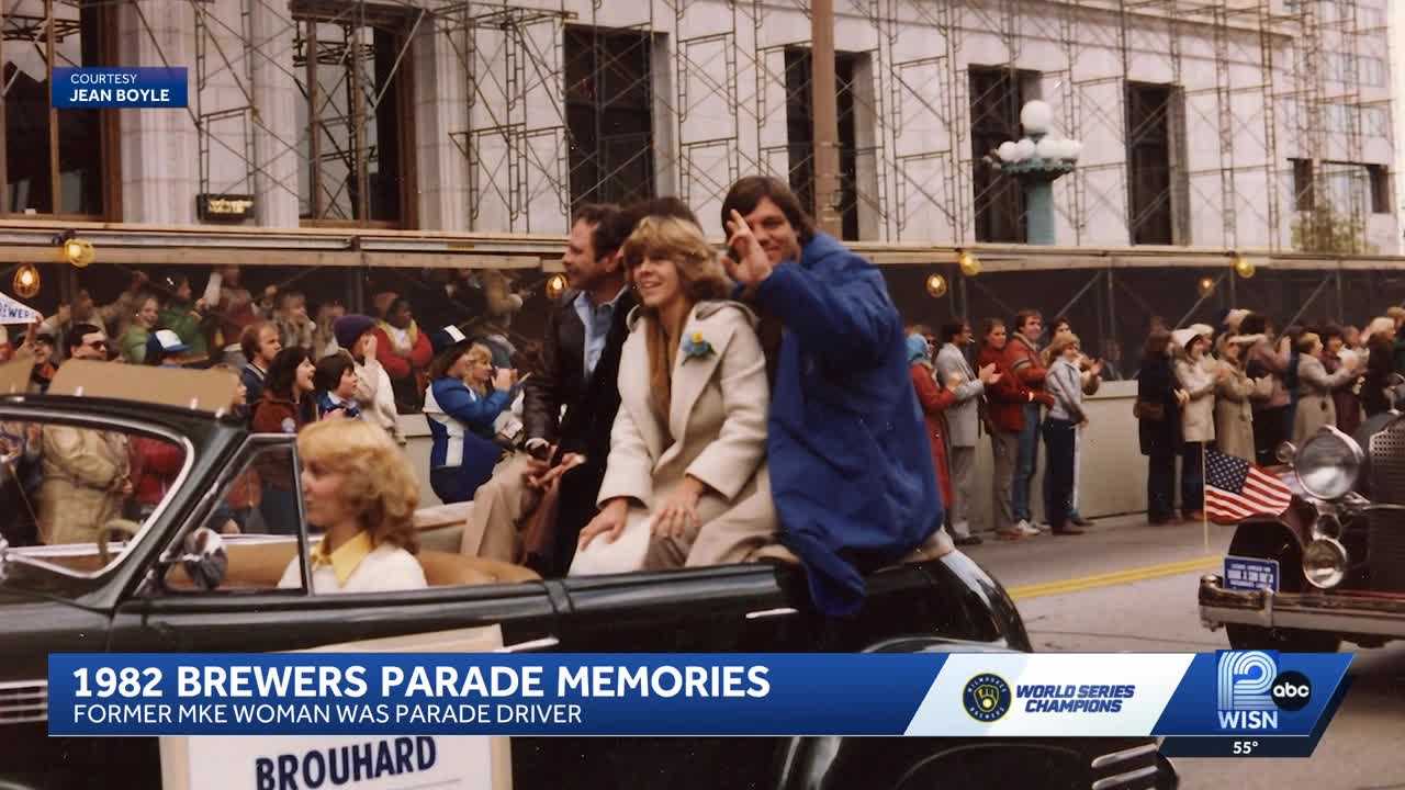 Former Milwaukee woman recalls driving Brewers players in 1982 parade — Fox Point Sports news