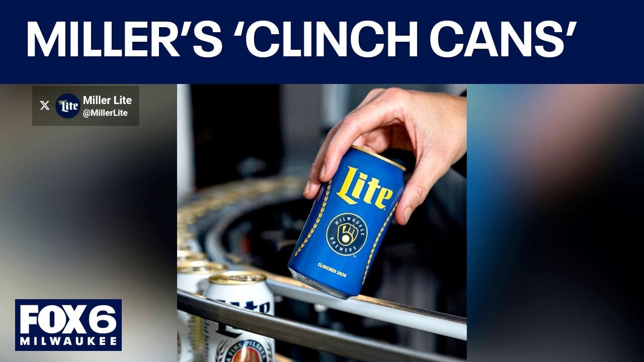 Molson Coors releases "Clinch Cans" for Brewers World Series Champions — FOX 6 News